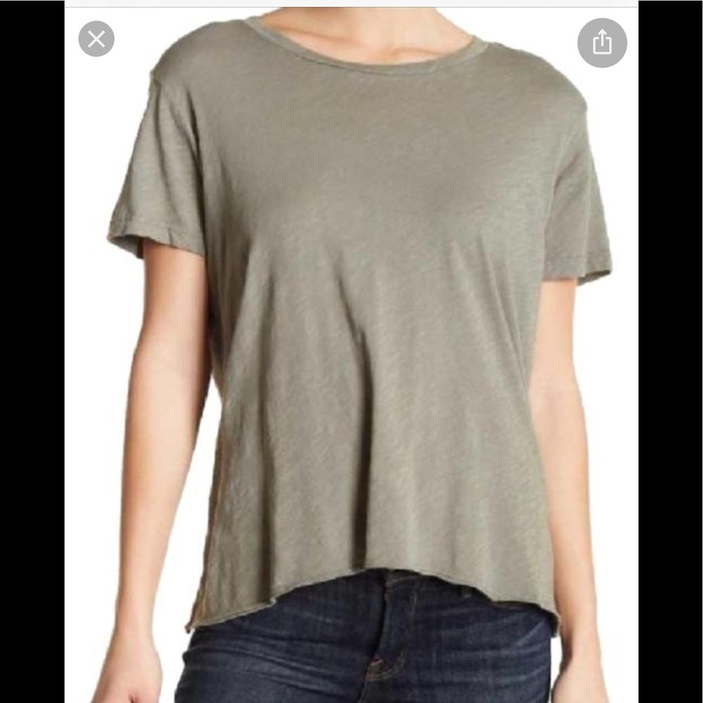 Sundry twist know open back shirt sz 0//XS